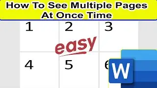 Viewing Multiple Parts of Microsoft Word Documents at Once