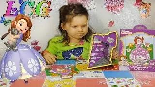 Sofia the first Play-Doh set playing toys doll