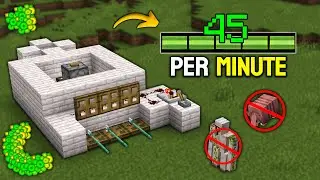 Infinite XP Farm in Minecraft Bedrock 1.21! (Super Easy & OP)