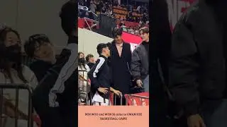 MIN WOO N WON-IK came to GWAN HEE Basketball game #shorts
