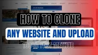 How To Clone A Website : How to copy a website and Upload to Cpanel | step by step guide
