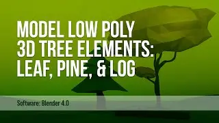 Model Simple 3D Trees in Blender
