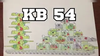 Как нарисовать танк КВ-54 из Мультики про танки / Gerand / Homeanimations