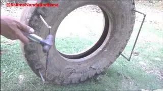 Ayo..!!  buat AYUNAN dari ban bekas untuk lingkungan kita