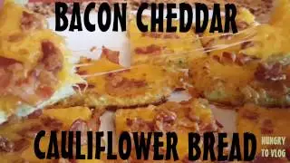 Bacon Cheddar Cauliflower Bread - Keto