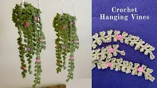 Crochet Hanging Vines | Crochet Hanging Plant Tutorial