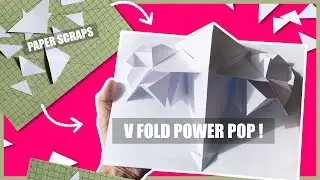 Pop-up improvisation with paper scraps