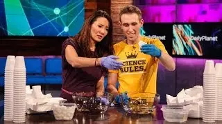 Styrofoam MELTS in Nail Polish Remover! (Acetone) - Discovery Channel - Jeffrey Vinokur