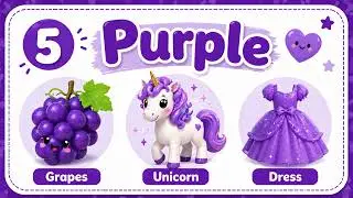 “Colours for Kids 🌈 | Learn 12 Colours with Fun Examples & Cute Objects!”