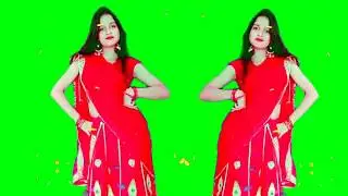 Beautiful Desi Indian Girls Dancing Green Screen Chroma Videos