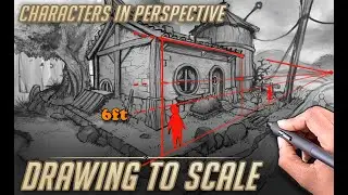 Drawing to scale (characters in perspective)