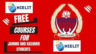 NIELIT free Courses for Jammu and Kashmir Students || NIELIT Free Courses || JK Help Desk ||