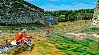 [#mr01] Sahara Track - Moto Racer 2 (Playstation1) Gameplay HD