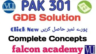 Pak301 gdb solution 2023|pak 301 gdb solution 2023 | Pak study | Pak 301 gdb solved perfect solution