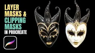 Layer Masks and Clipping Masks in Procreate for Begninners - Stop the confusion