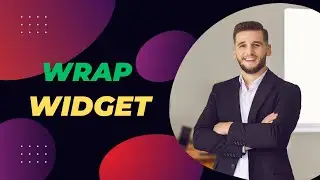 Wrap widget | flutter development course 2024