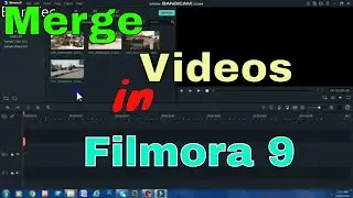 How to merge videos with wondershare filmora9 | 2020