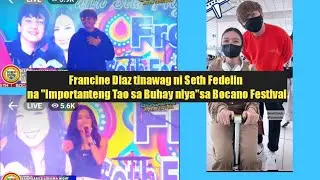 Francine Diaz tinawag ni Seth Fedelin na "Importanteng Tao sa Buhay niya" sa Bocano Festival