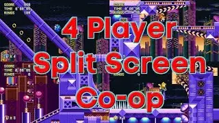 4 Player Split Screen Co-op Sonic Mania Plus!