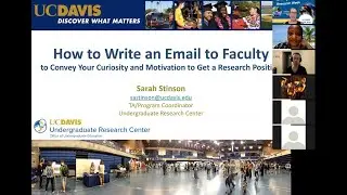 How to Write an Email to Faculty - UR Week