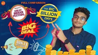 Flipkart Big Billion Days & Amazon Great Indian Sale 2023 full Comparison|  All Best Deals⚡|TechG99