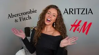 ABERCROMBIE, ARITZIA, H&M TRY-ON HAUL 2023 | Lauren Sousa