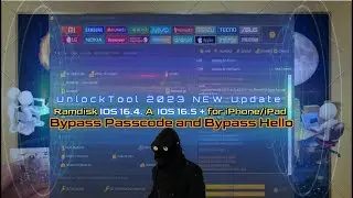 UnlockTool 2023 NEW Ramdisk IOS 16 4  A IOS 16 5 + for iPhoneiPad Bypass Passcode and Bypass Hello