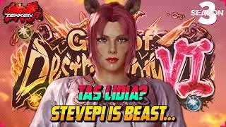 World No.1 TAS Lidia Is Unstoppable! – STEVEPI Tekken 8 Season 3