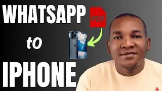 How to Save PDF from WhatsApp in iPhone | Download PDF Files from WhatsApp Contact and Share