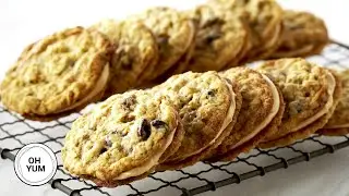 Professional Baker Teaches You How To Make OATMEAL RAISIN COOKIES!