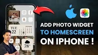 How To Add Photo Widget On iPhone Home Screen !