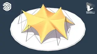 MODELANDO ESTRUCTURA DE TEXTIL EN SKETCHUP UTIZANDO PLUGIN VERTEX TOOLS 2 Y ARTISAN.