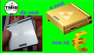 Cambiare, trasformare, fai da te DIY una cover rovinata ad un Game Boy Advance SP e renderlo unico!