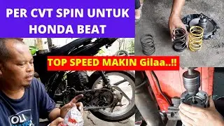HOW TO MODIFY A SUZUKI SPIN CVT SPRING TO A HONDA BEAT, FOR LONG TRACKS