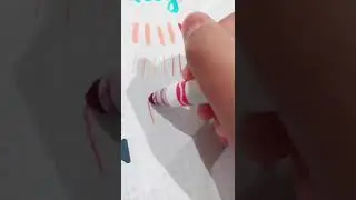 Calligraphy With Regular Markers tiktok words2notes