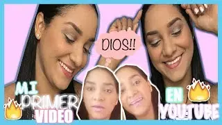 RECREANDO MI PRIMER VIDEO DE MAQUILLAJE EN YOUTUBE / LoraTips