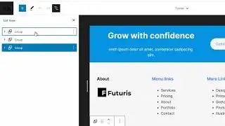 Changing Footer Template part in WordPress Full Site Editing (FSE)
