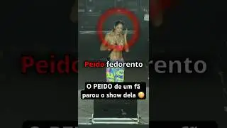 Michele Andrade PARA O SHOW por causa de cheiro podre..