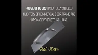House of Doors has a fully stocked pull plate inventory (Featuring music by Marc Diglio of XYZ fame)