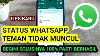 How to fix a friend's WhatsApp status not appearing on your WhatsApp. 100% guaranteed to work.