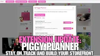 New Extension Feature: Piggy Planner - Stay on Track and Build Your Storefront! #amazoninfluencers