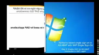 SAP SSO Configurarion using kerberos