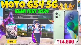 🔥Moto G54 5g BGMI ( Aladdin mode 3.1 ) Test on Fps