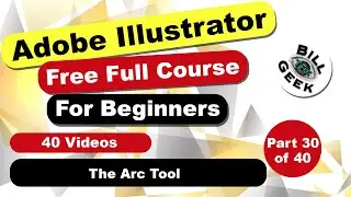 The Adobe Illustrator Arc Tool Tutorial (How to use the arc tool, Illustrator Arc Tool)