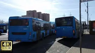 65 маршрут автобуса. 24.03.2021 год. Москва.