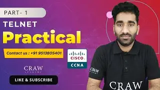 How to configure Telnet | Telnet practical in cisco packet tracer | CCNA 200-301| Part - 1