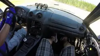 Sitting in K24 NB Miata in FFDxTSS track day 2015 July 4th