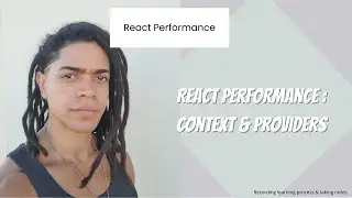 React Performance : Context & Providers