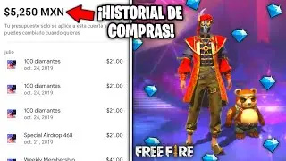 COMO SABER CUANTO DINERO HAS GASTADO-INVERTIDO EN FREE FIRE (EL MEJOR METODO 2021) *Dinero Exacto*