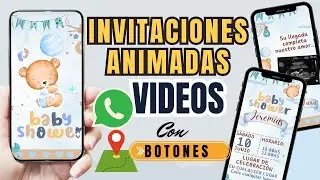 Como hacer una INVITACION ANIMADA con UBICACION y CONFIRMACION por WHATSAPP